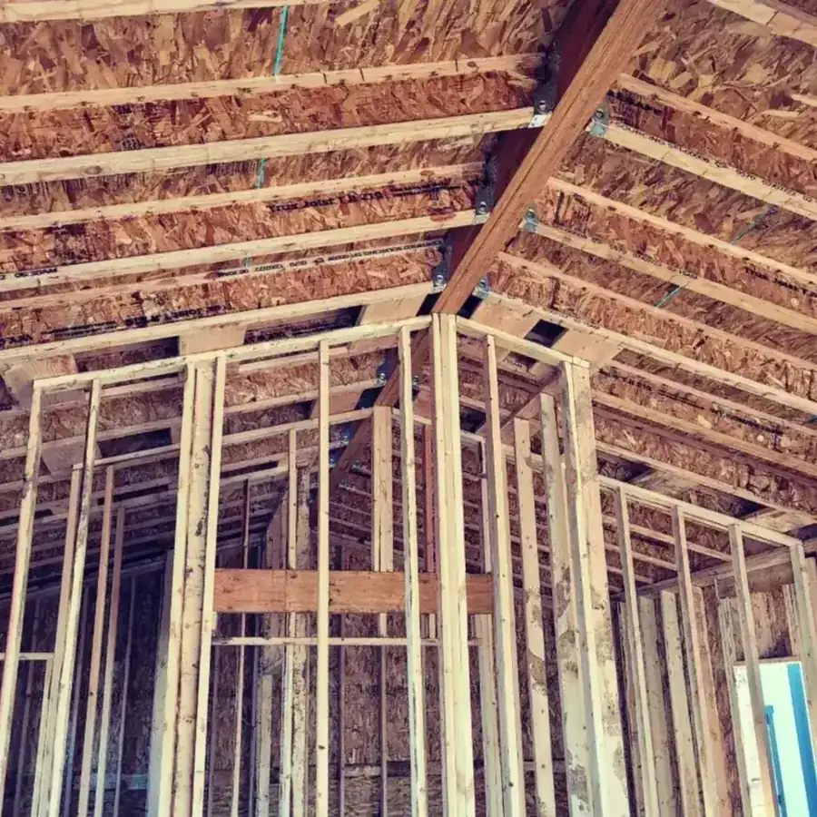 Framing detail used as general project proof