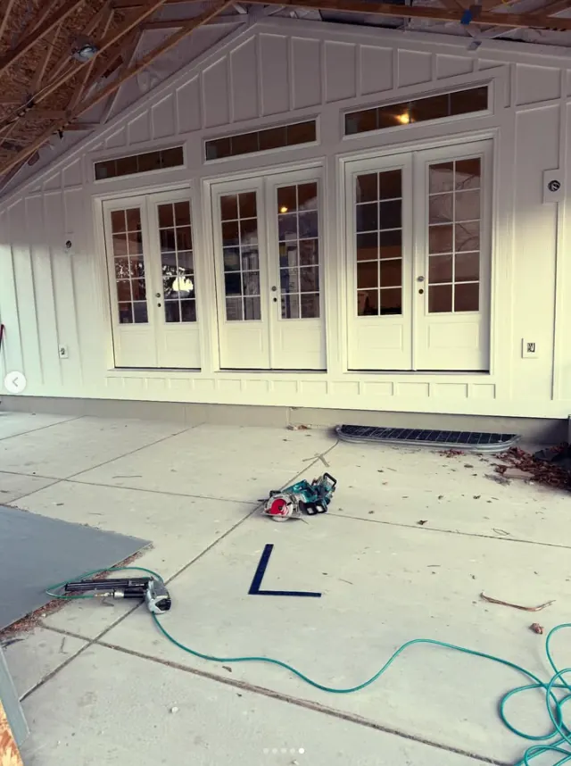 Front steps project during installation by Frame Platinum LLC