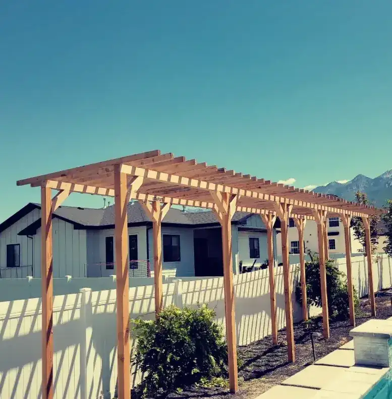 Pergola structure used as general project proof